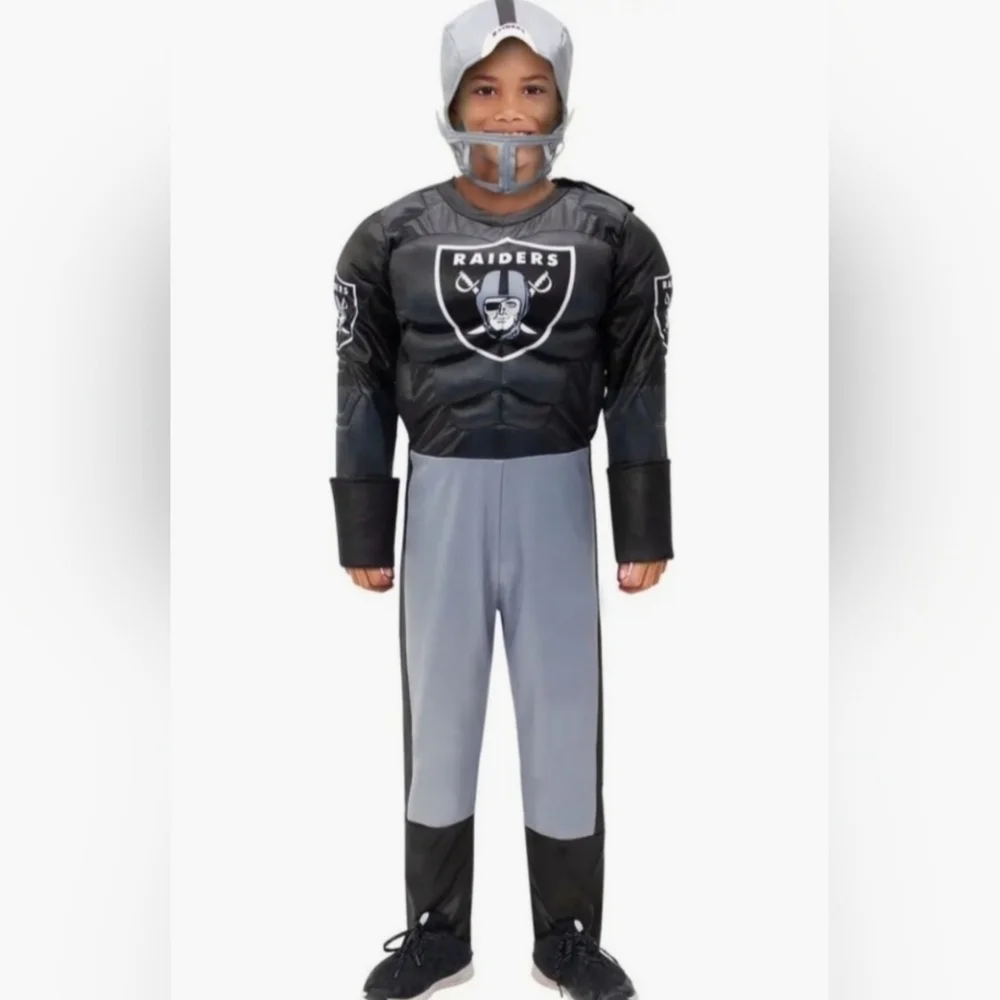 NWT | NFL Las Vegas Raiders Game Day Costume, Size Youth L